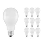 Mehrfachpackung 10x Ledvance CLASSIC LED E27 Birne Matt 19W 2452lm - 827 Extra Warmweiß | Ersatz für 150W